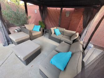 Sunbrella Patio Furniture 7 seat set