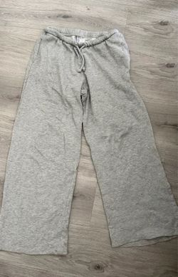 H&M gray XS wide leg sweatpants