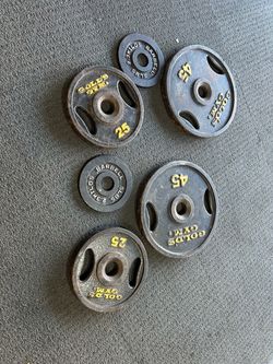 Gold's Gym Olympic Weight Plates Set