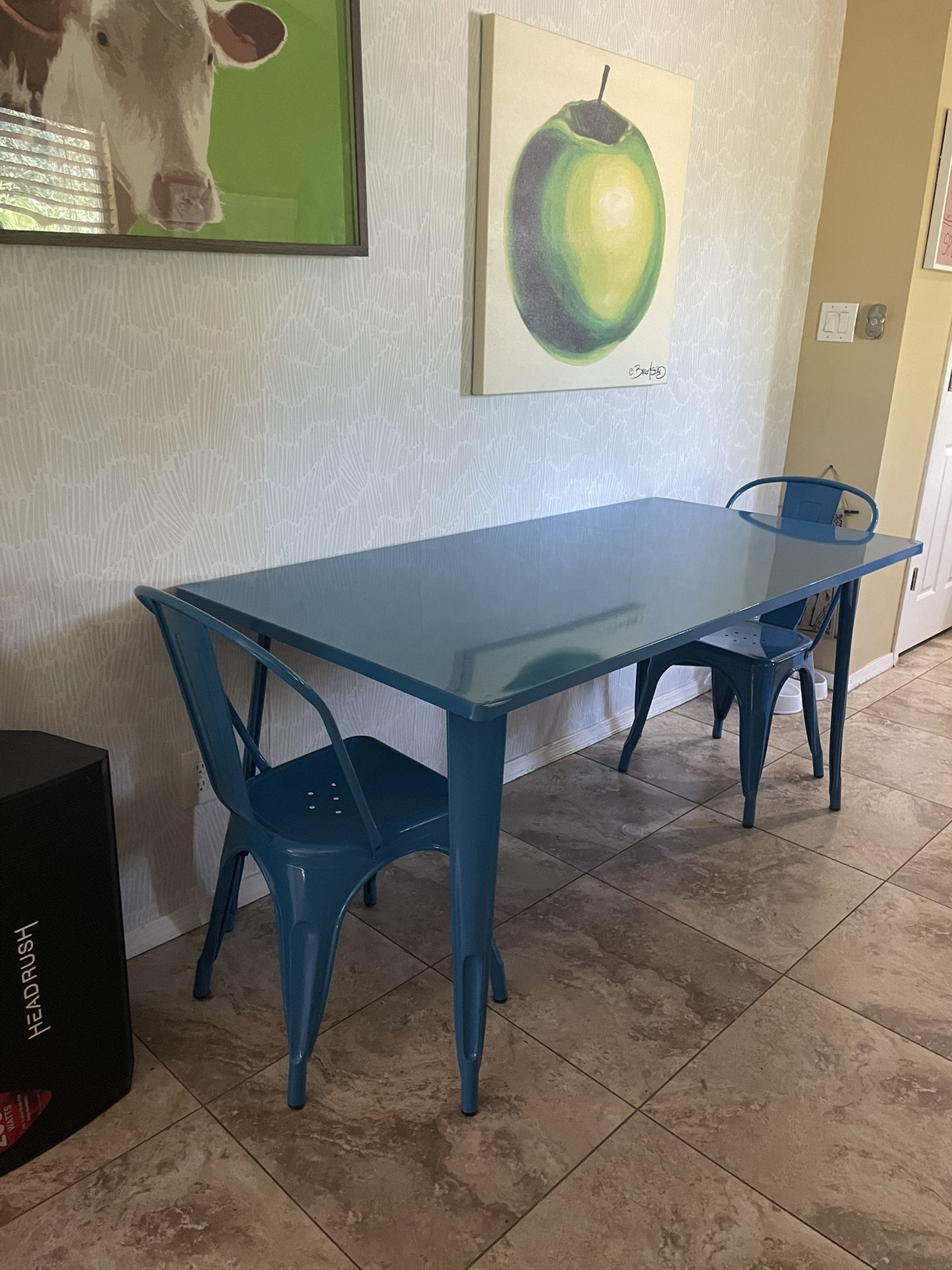Metal Table - No chairs