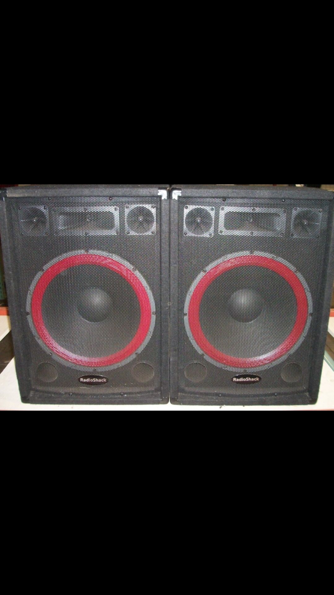 15” PA DJ speakers
