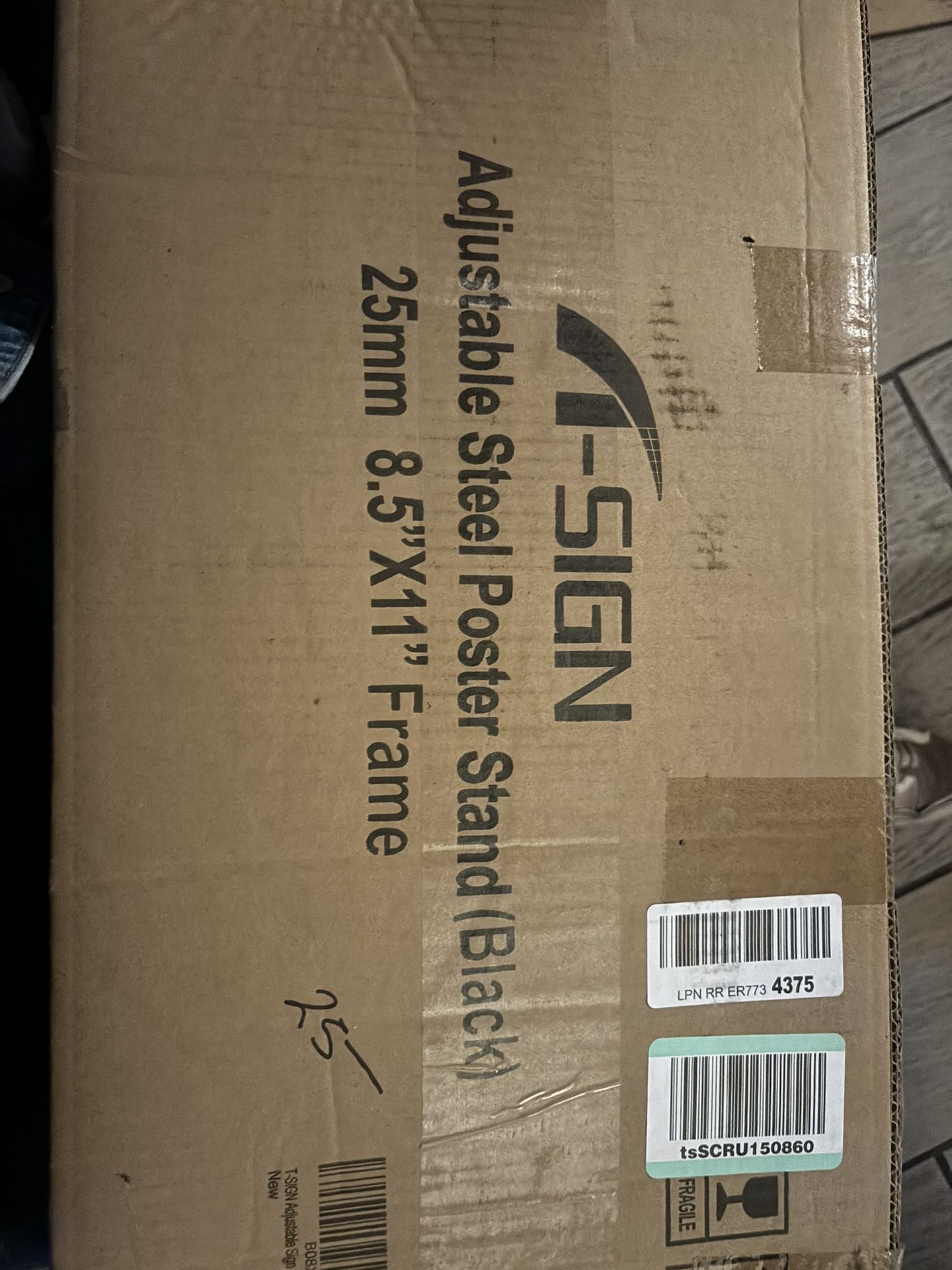Adjustable Steel Poster Stand