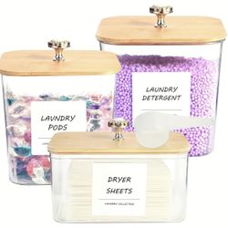 Laundry Room Detergent Storage Container