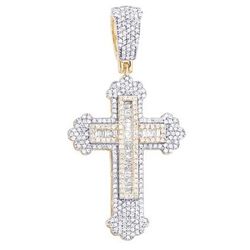 Baguette Cross Pendant