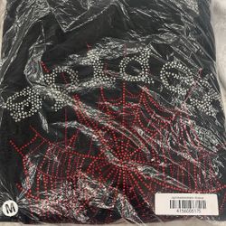 Black And Red Sp5der Hoodie