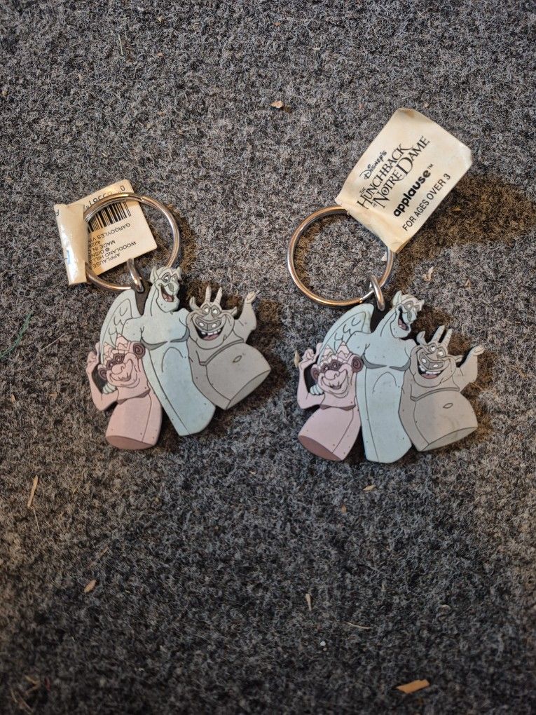 Disney Hunchback of Notre Dame Keychains