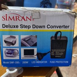 W Simran SMF-200 Deluxe 200 Watts Step Down Coverter