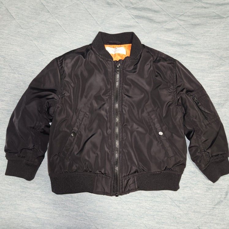 Toddler Boys Bomber Jacket Size 3T-4T