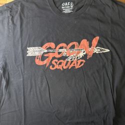 This Is A Black OAF Nation Goon Squad T-shirt Featuring An Arrow Size XL