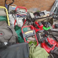 Pressure washers and Lawnmowers 