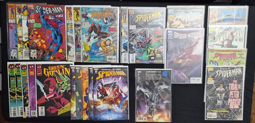 Spiderman and Green Goblin comic lot