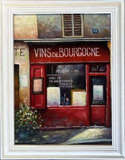 The Red Wine Shop Oil Painting