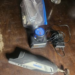 Dremel 8250 With Battery Charger And Tip Accessories 