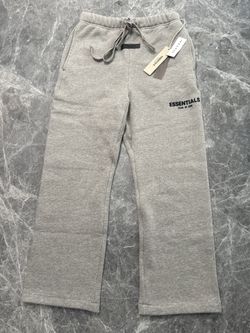 Small Uncuffed Dark Oatmeal Essentials Pants