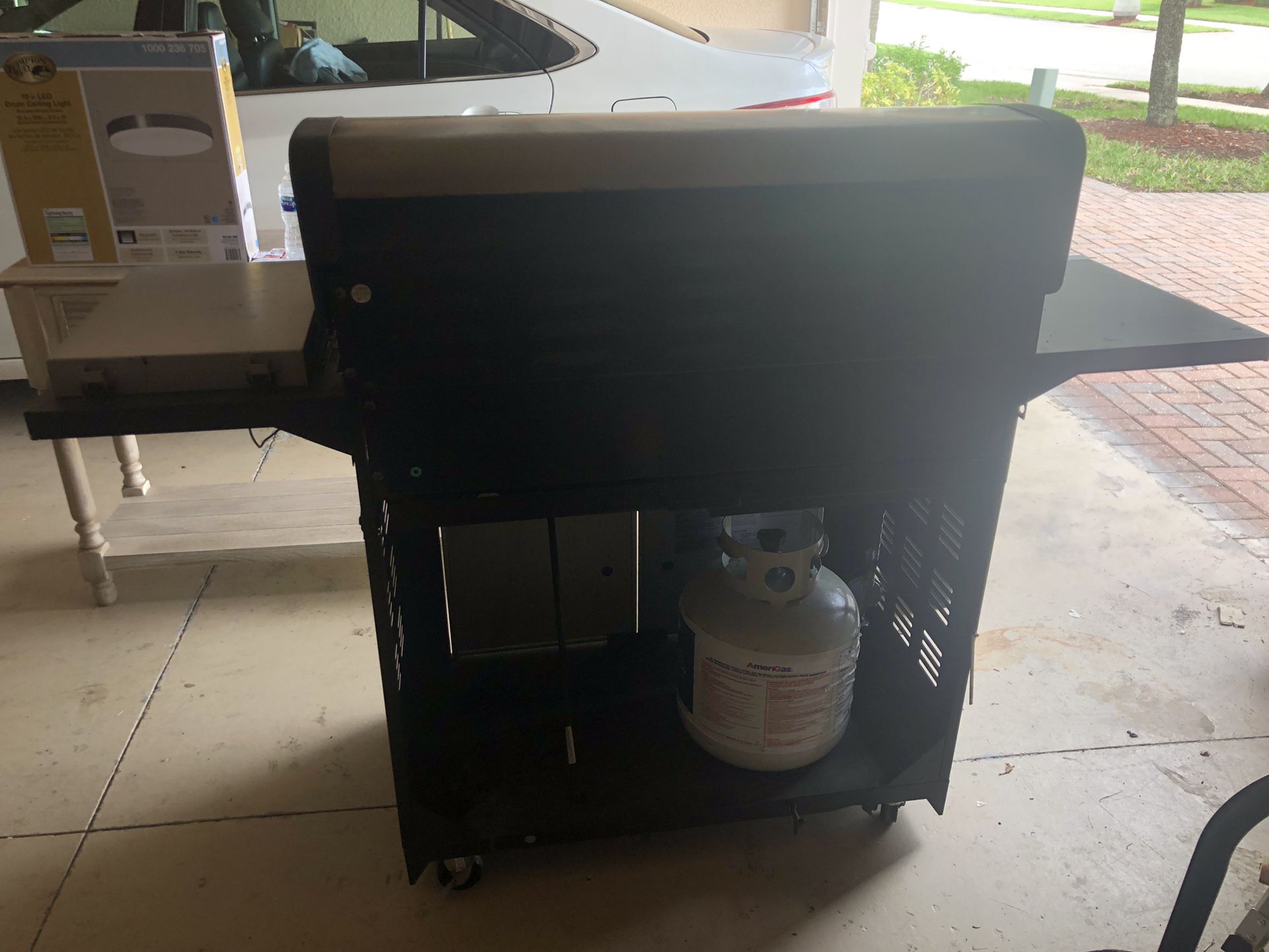 brinkmann elite dual sear gas grill with Home Depot gas exchange warranty