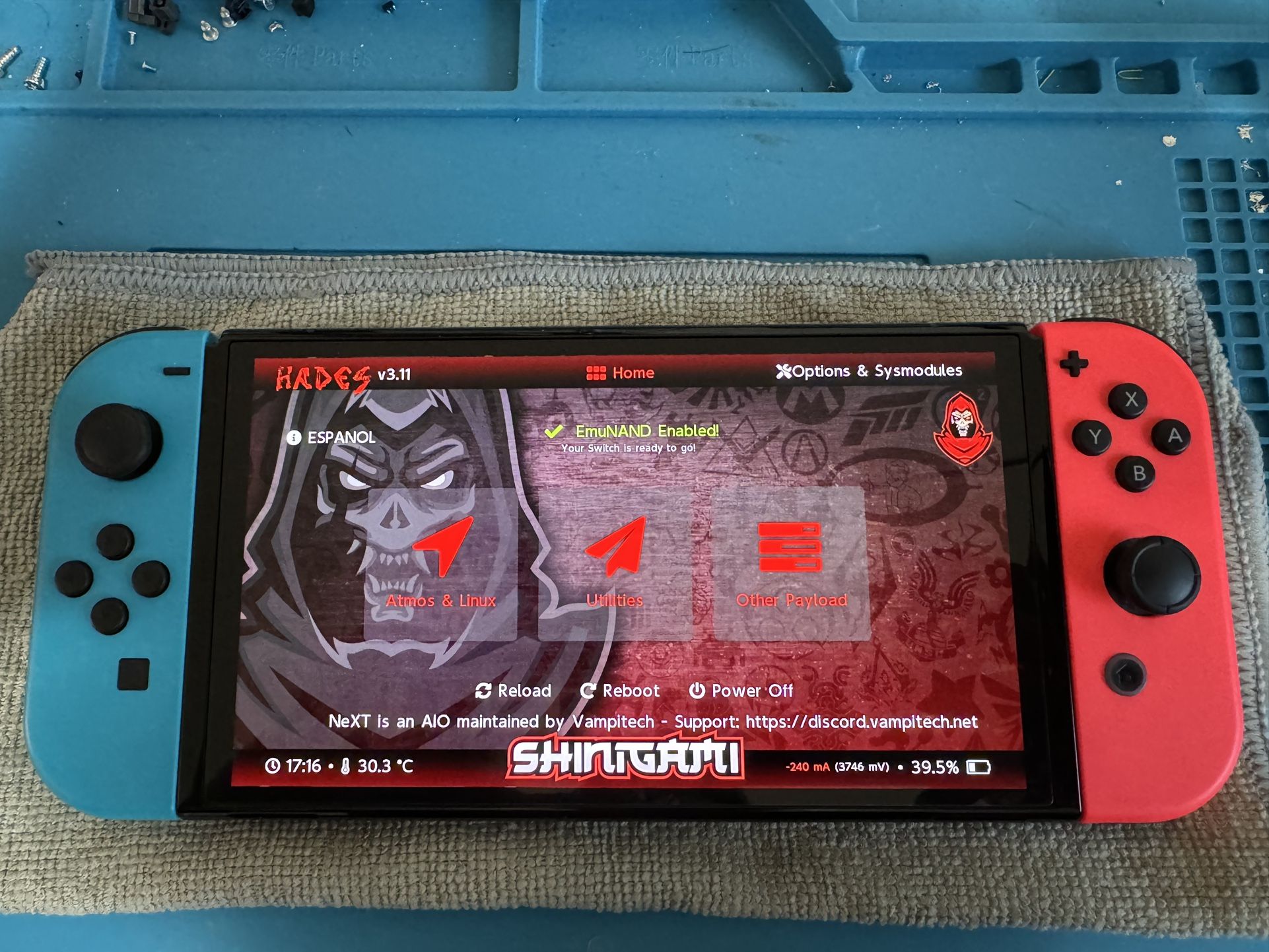 Modded Nintendo Switch Oled!