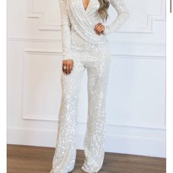 Bella And Bloom Here For The Party Sequin Jumpsuit