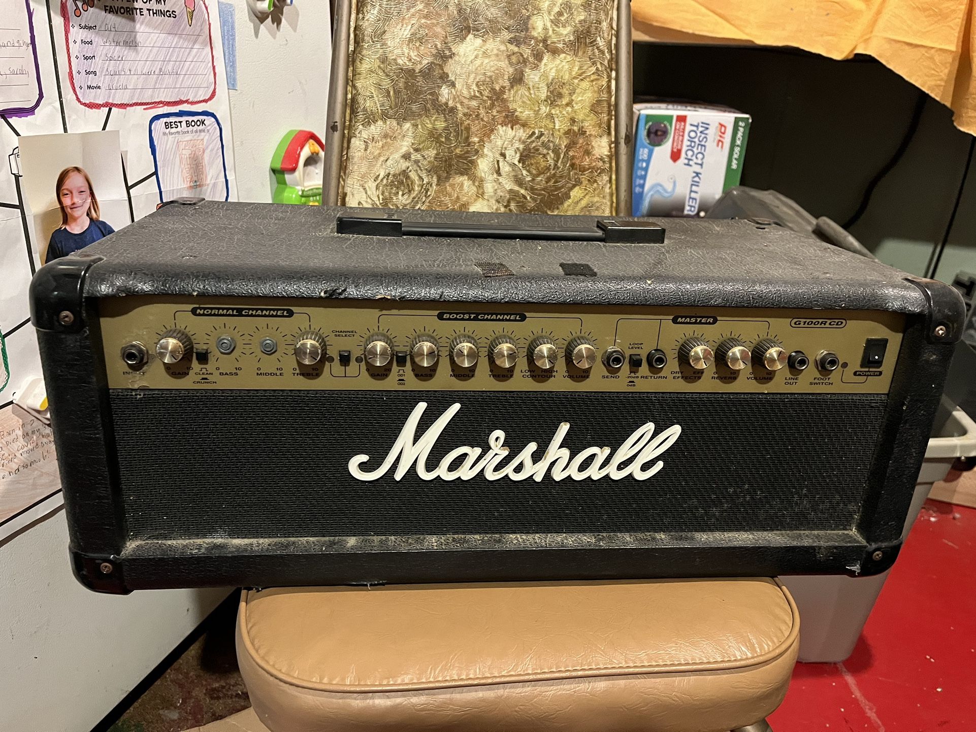 2 Marshall 100 Watt Amp Heads For Parts
