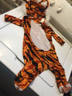 Tiger costume 0-6 mths