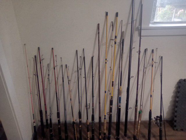 Lot Of Fishing Poles