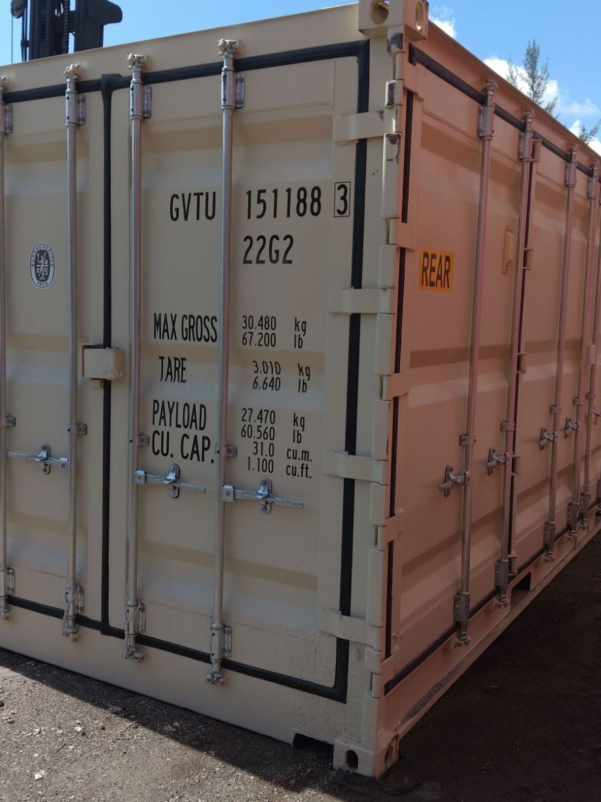 20 Foot Open Side Shipping Container New 