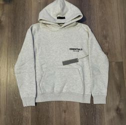 🔥 FEAR OF GOD ESSENTIALS HOODIE – LIGHT OATMEAL – XL – NEW