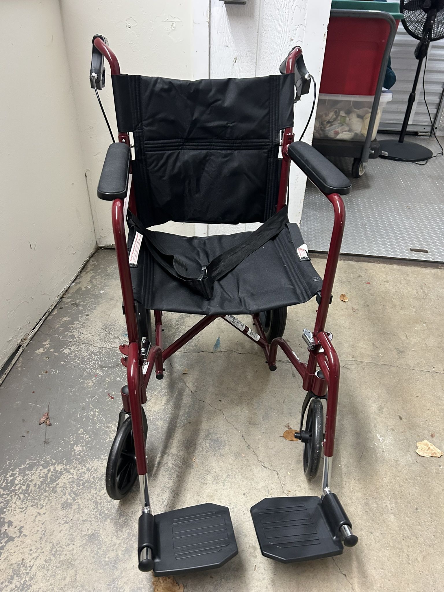 Medline Lightweight Transport Wheelchair 