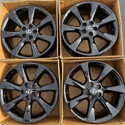 19” Lexus RX350 factory wheels Rims Gloss Black RX