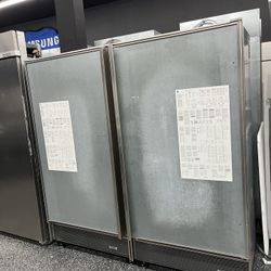 Sub Zero Panel Ready Fridge & Freezer Set Upright Columns