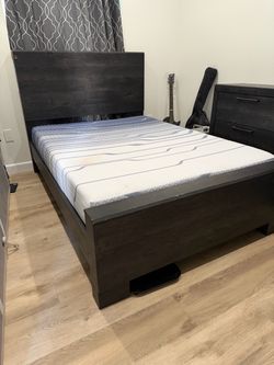 Bed frame and box spring (full)