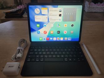 Apple IPad Pro 11" With Magic Keyboard,  Apple Pencil,  & Charger $349
