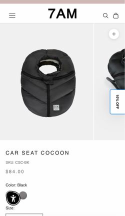 7 AM Enfans car seat cocoon