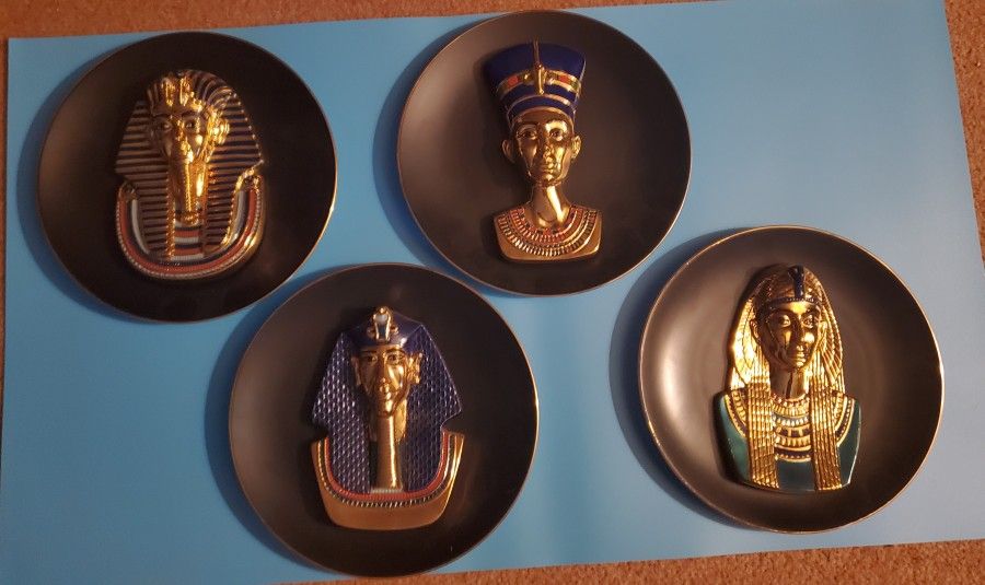 Egypt: Splendors Of An Ancient World Collectable Porcelain Plates Set