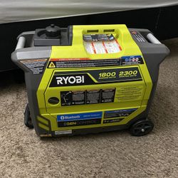 RYOBI Generator 2300-Watt, Bluetooth, Super Quiet, CO Shutdown