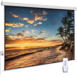 Remote Control Projector Screen 