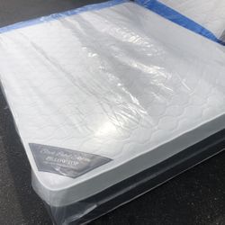 Brand New Queen Size Pillow Top 12” Thick Box Spring Include Delivery 🚚 Available 