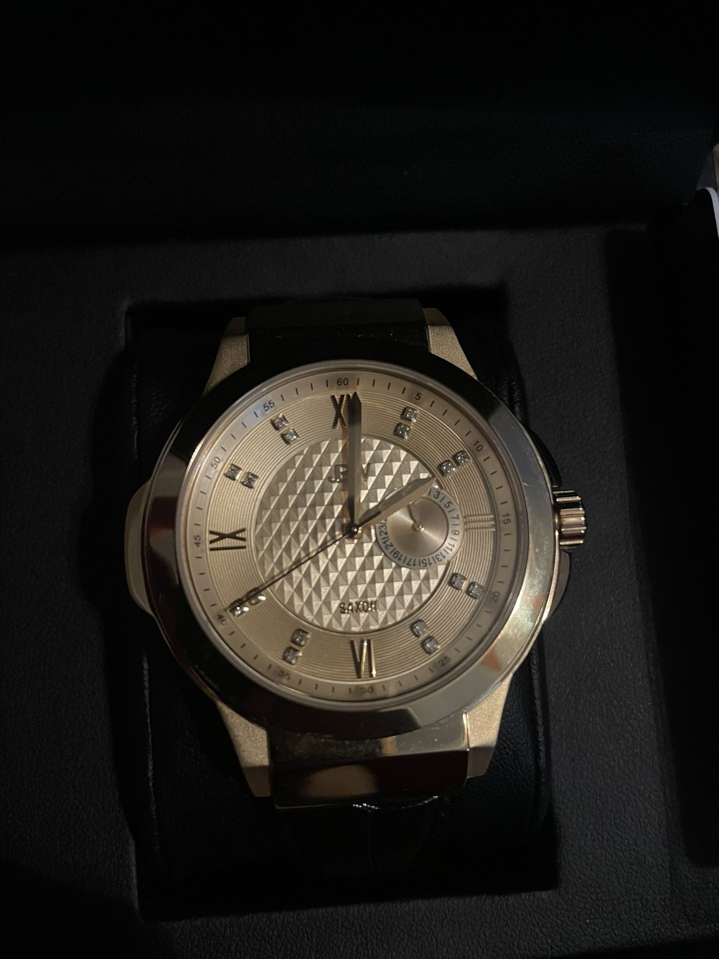 JBW Gold Face Diamond Watch