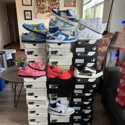 Shoes For Sale (Nike Dunks, Kobe 6, Jordan’s) READ DESCRIPTION