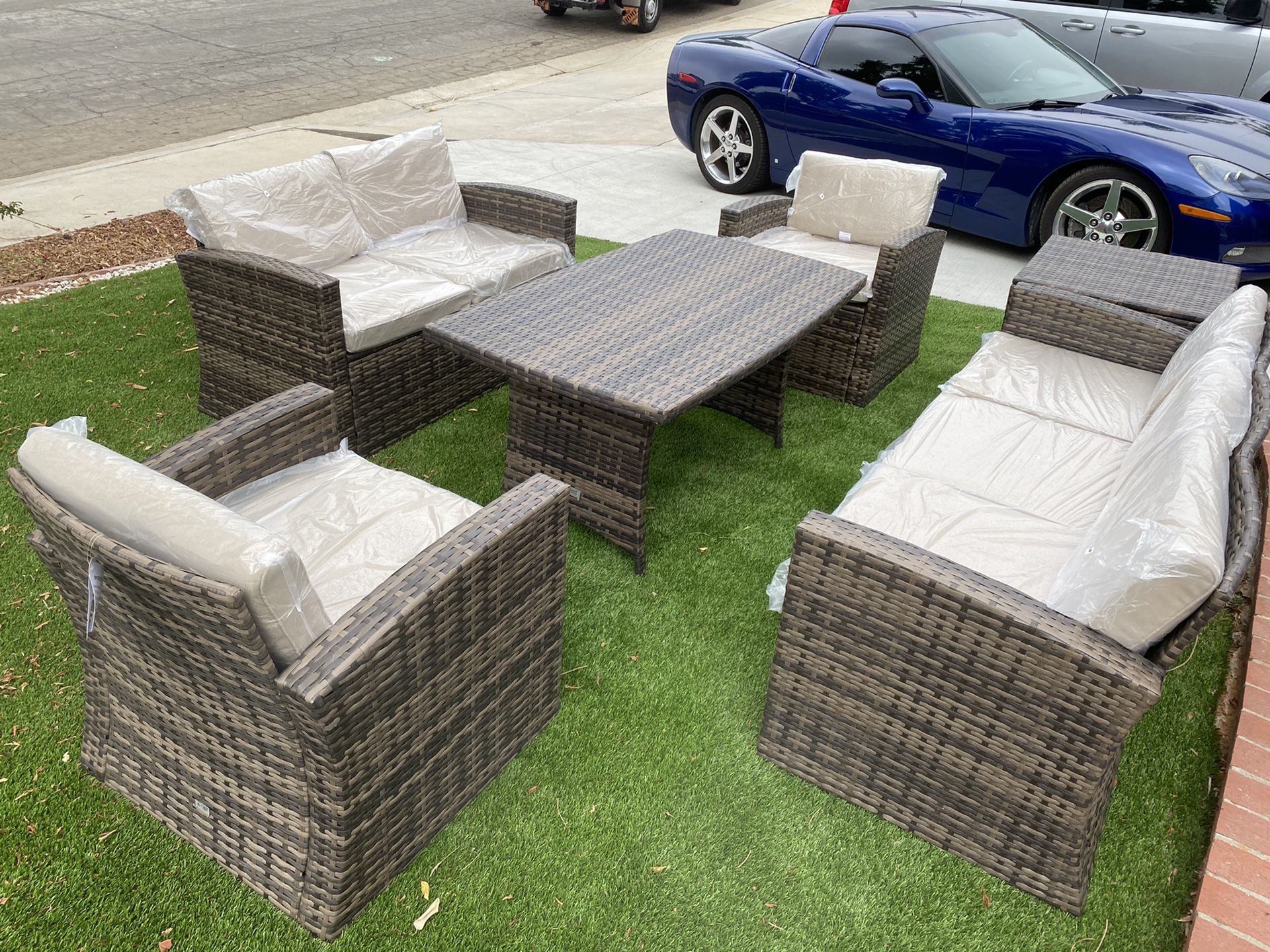New outdoor patio set