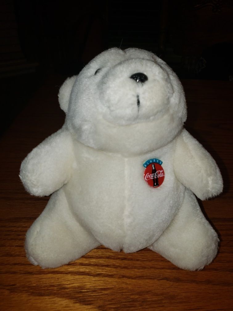 Coca Cola Polar Bear Stuffed Animal