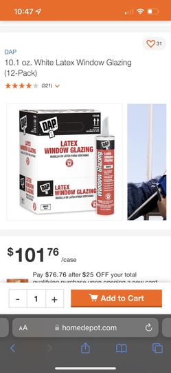 DAP Latex Window Glaze 12pack