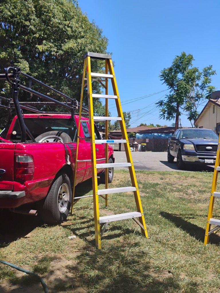 8 Ft Fiberglass Step Ladder
