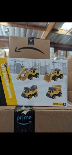 Engineering Toys Playset, Construction Vehicles 