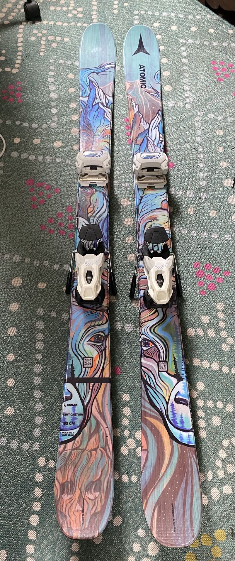 Atomic Bent Chetler 153s With Tyrolia Attack 11 Bindings