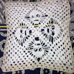 “lost Souls” Crochet Granny Squares 20 Inch By 20 Inch 