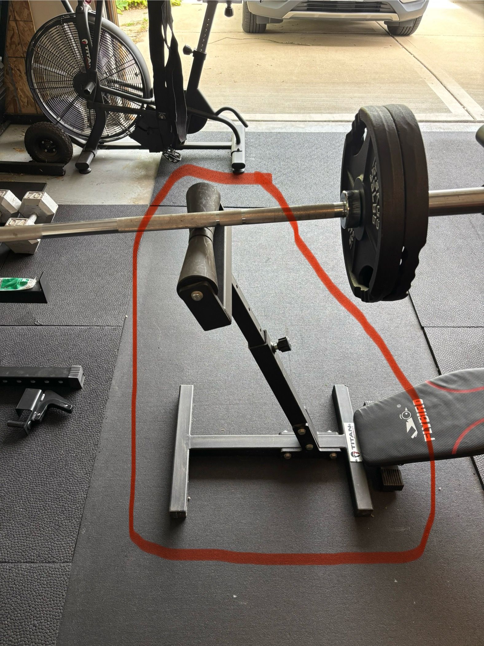 Titan Fitness LANDMINE STAND