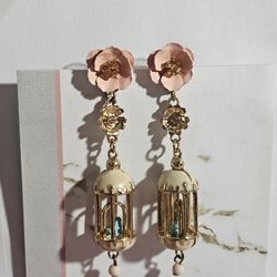 Costume Birdcage Jewelry Earrings