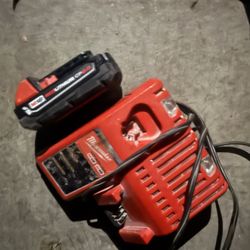 Milwaukee Battery And Charger 