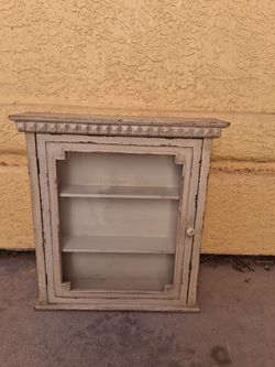 Shabby Chic Curio Cabinet