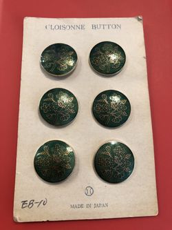 CLOISONNE BUTTONS